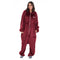 Snuggs Blanket Onesie Dark red